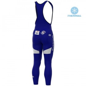 Tenue Maillot M/L + Collant à Bretelles 2020 Groupama-FDJ Hiver Thermal Fleece N001